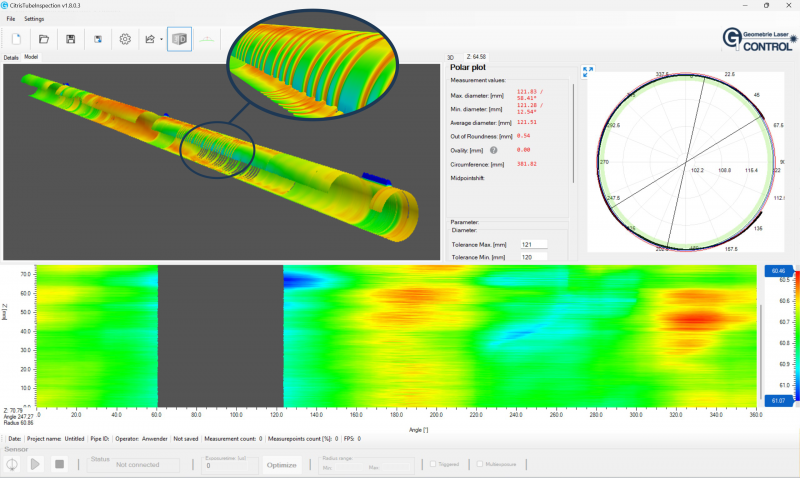 Extruder Controls Extruder Control | Geometrie Laser Control